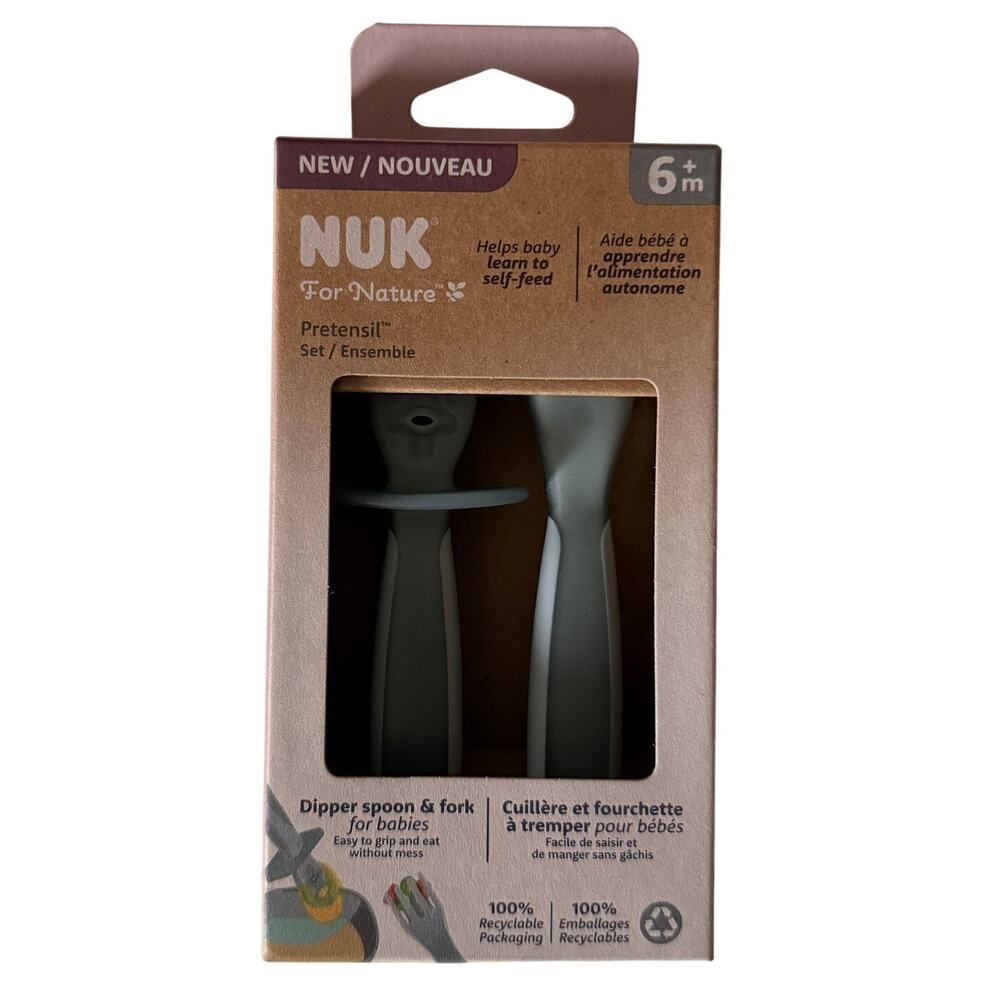 Nuk For Nature Utensil Set NEW